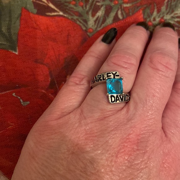 - Limited! 🌸💐HD Tropical Blue Stone Rings - Picture 3 of 3